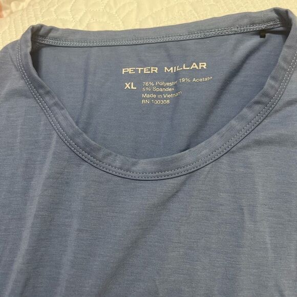 Peter Millar Women's Blue t shirt nbc sports limited edition extra large - Picture 7 of 12